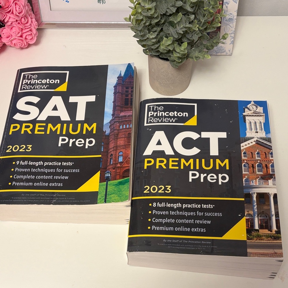 The Princeton Review SAT and ACT Premium Prep Books